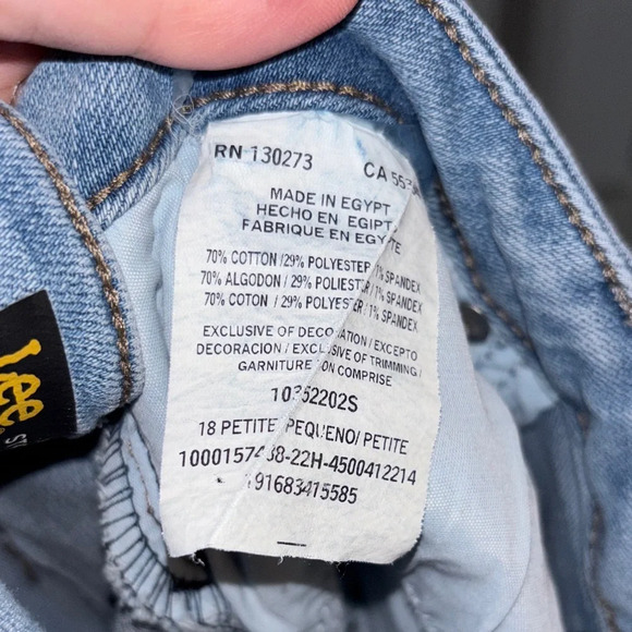 Lee Women's Straight Leg Jeans - Soft Blue - Picture 5 of 5